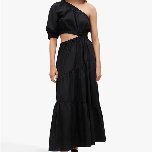 Mango Dresses & Skirts - NWT MNG one shoulder tiered maxi dress